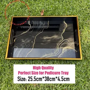 High Quality Black Marble Pedicure Tray