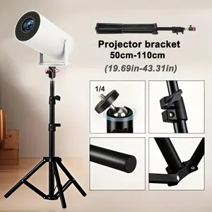 Adjustable Laptop Tripod Stand, Projector Stand, Flexible Gooseneck Phone Stand, Aluminum Alloy Projector Stand for Office, Home, Stage, Studio, Tripod Stabilizer