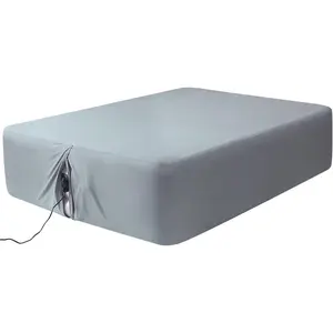 Fitted Sheet for Queen Air Mattress with 18-24 Inch Extra Deep Pocket Soft Breathable Mattress Cover for Inflatable Air Bed Grey