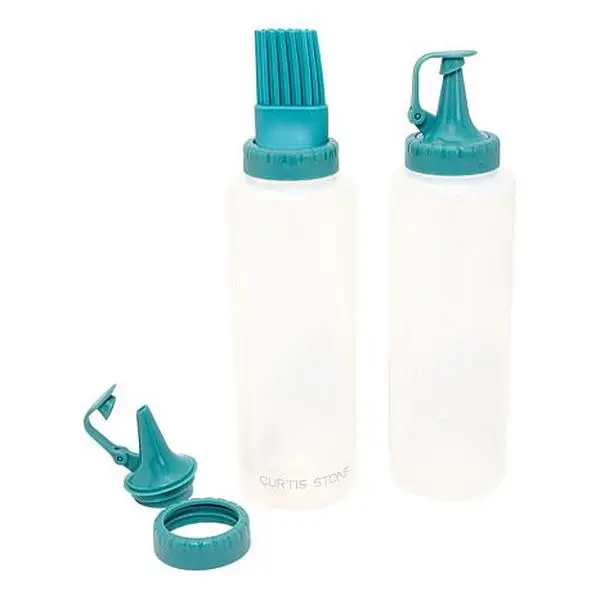 Curtis Stone Set of 2 Multi-Use Squeeze Bottles Curtis Stone Set of 2 Multi-Use Squeeze Bottles