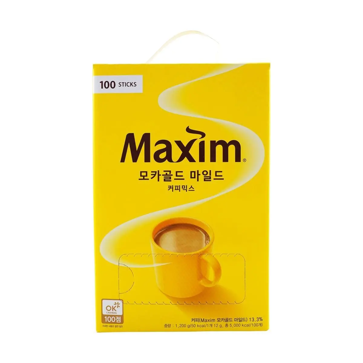 MAXIM TOP Korean Golden Mocha Coffee - Instant Coffee 100 Packs 1200g | Goblin & Hospital Playlist Favorite MAXIM TOP Korean Golden Mocha Coffee - Instant Coffee 100 Packs 1200g | Goblin & Hospital Playlist Favorite