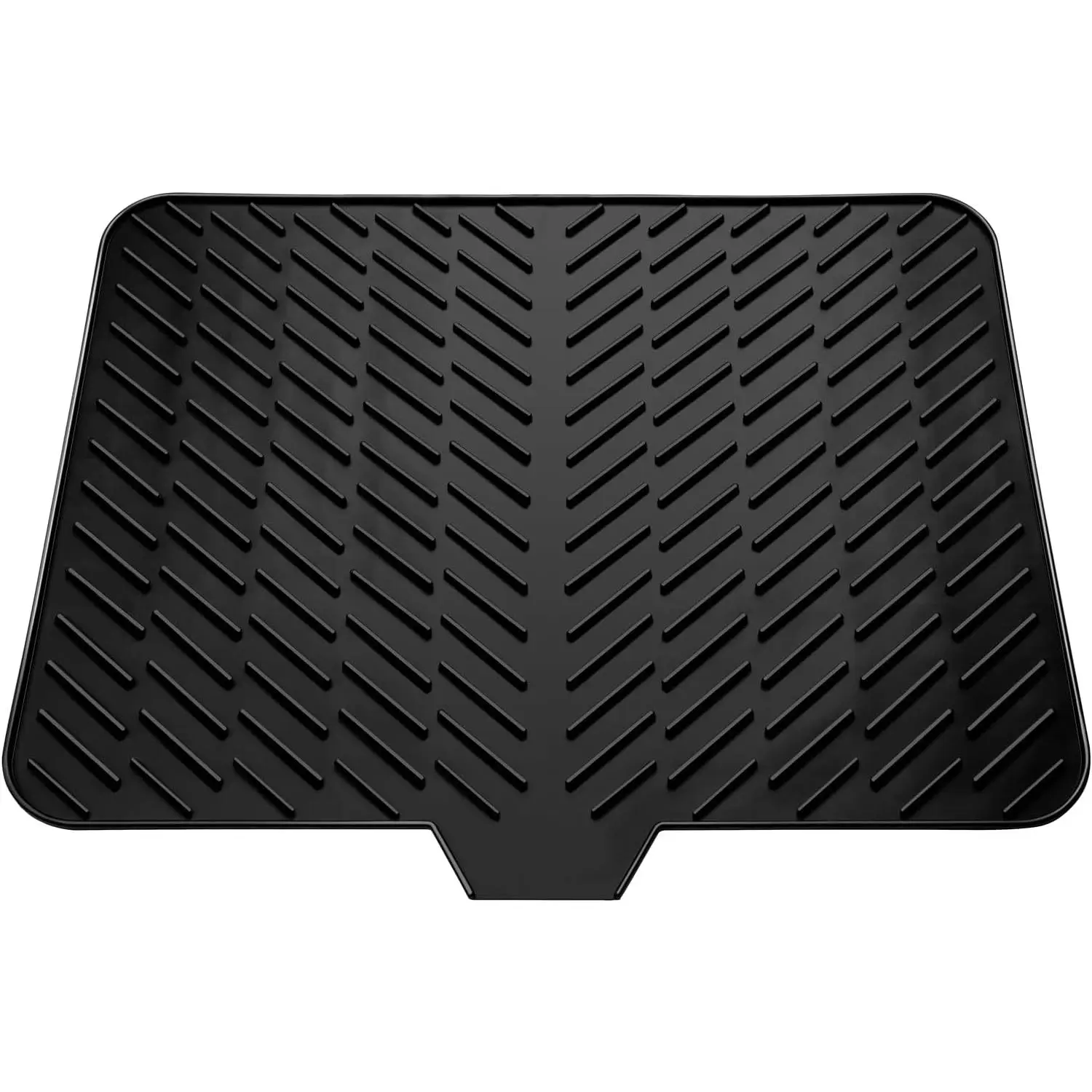 Silicone Drying Mat, 23"X17" With Built-in Drain Lip,Heat-Resistant,Eco-friendly,Hygienic Drying Pad,Leak-Proof and Non-Slip,Silicone Dish Drying Mat for Kitchen Counter or Sink