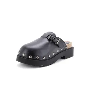 Pre-owned Christian Dior Women's Diorquake Buckle Clogs Leather by Rebag