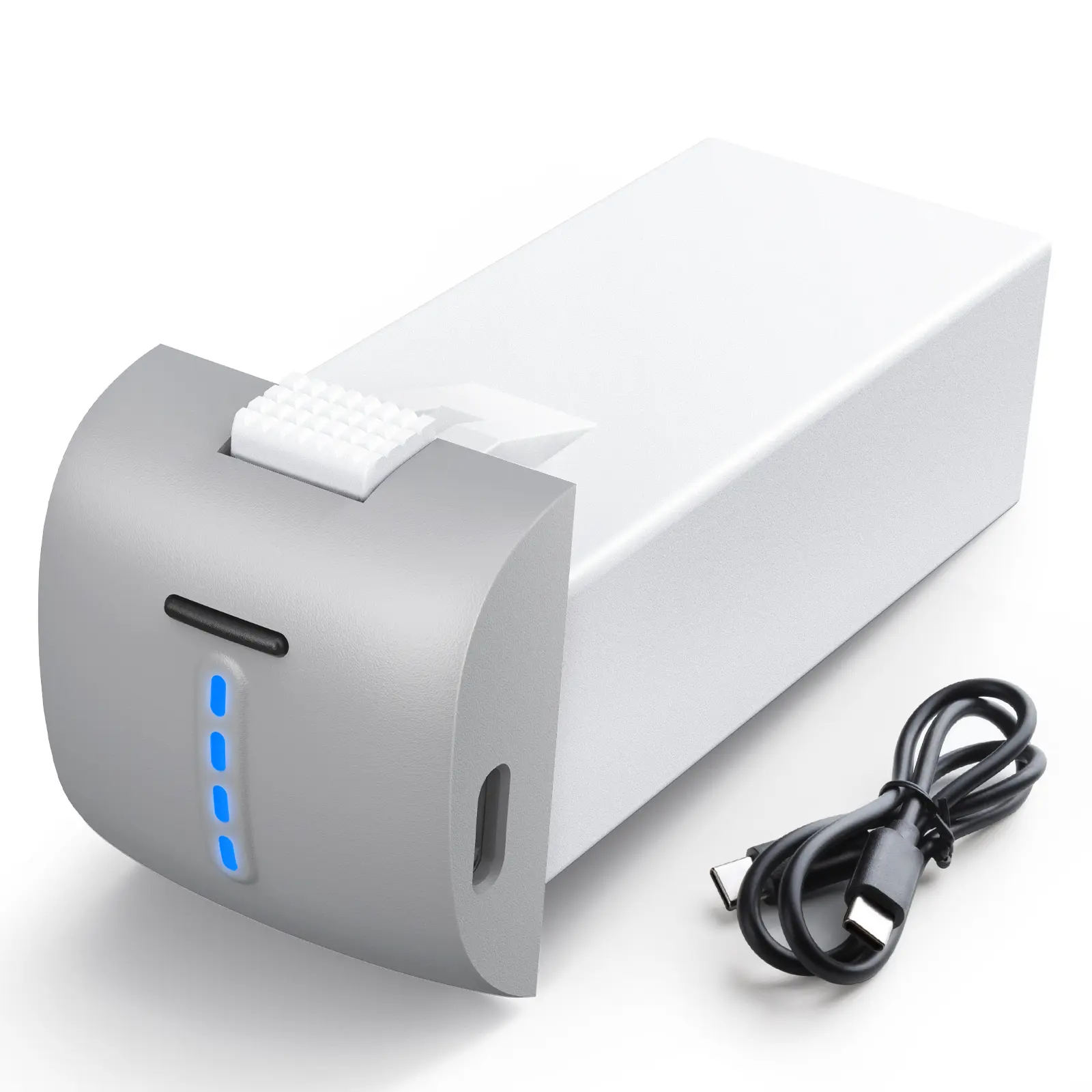 Ruko F11PRO 2 Drone Battery, 7.7V 3200mAh Rechargeable Lithium Battery with Type-C Cable, Support Fast Charging, Grey