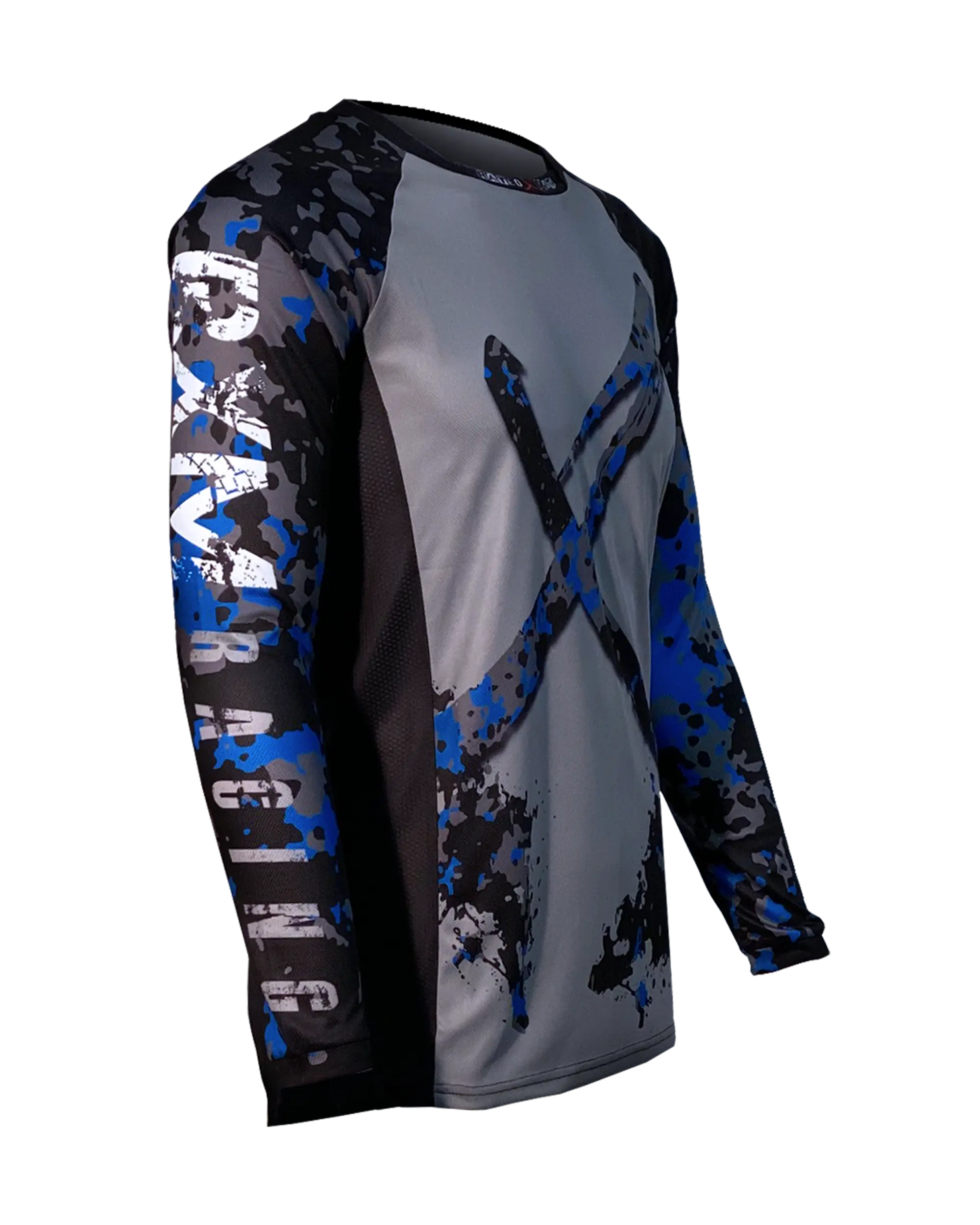 Pro X Blue Camo Motocross Jersey