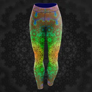 Fractal Metatron "Earth style" Legging