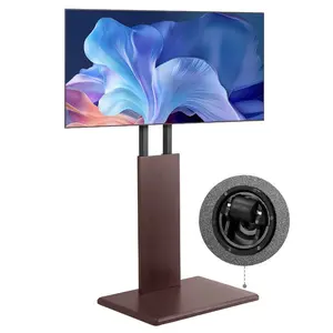 VEVOR Rolling TV Stand, Mobile TV Cart for 32 - 70 Inch Screens, 25 Left - Right Rotation and Height Adjustable TV Mount with Tray, Holds up to 88 lbs for Corner, Bedroom, Outdoor, Max VESA 600x400mmVEVOR Super Brand Day