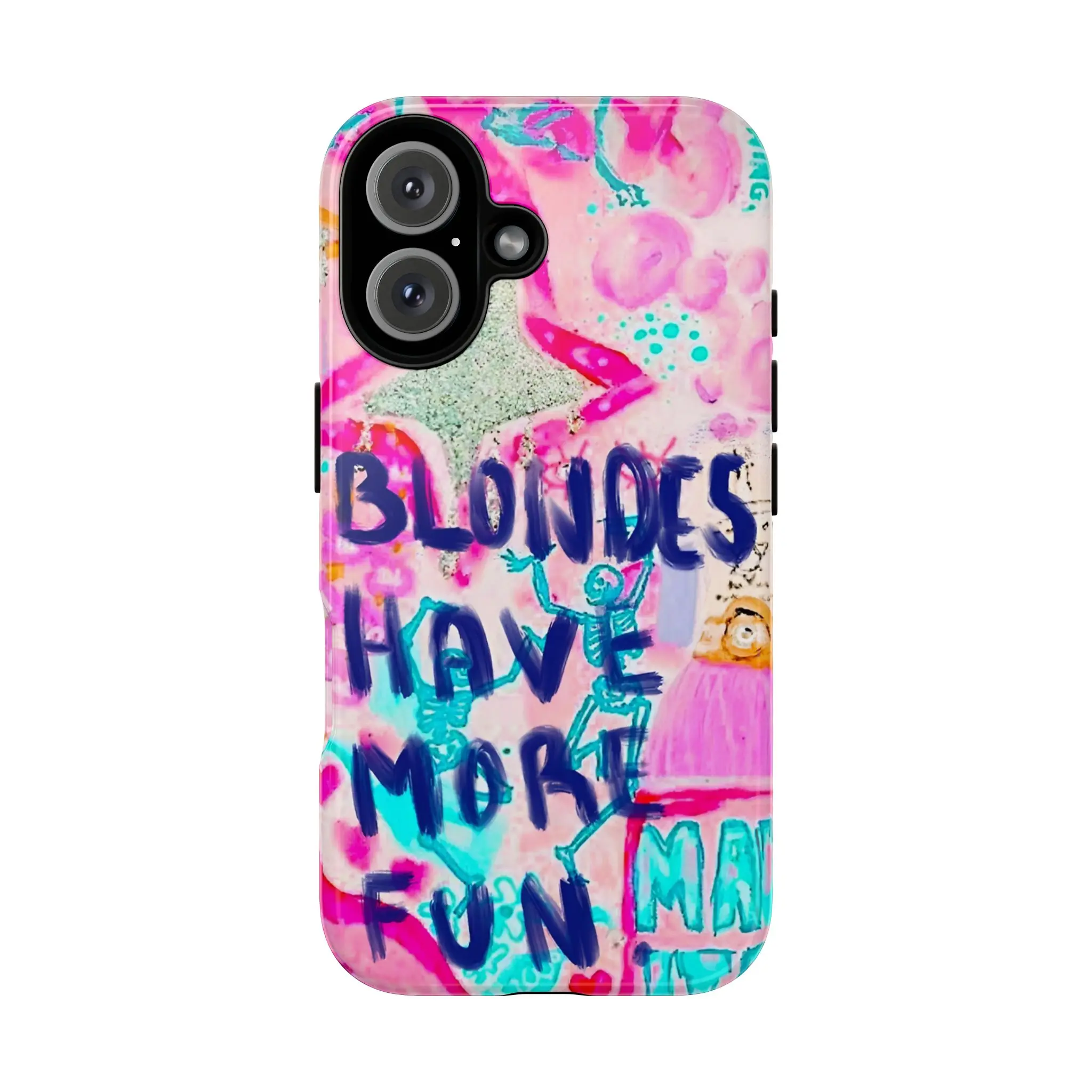 "Blondes Have More Fun Protective Shockproof Phone Case - Shell, Casing Accessories for iPhone 17 ProMax, 16 Plus, 15 ProMax, 14 Pro, 13 Max, 12, 11 & Samsung S25 Edge, S24, S23, S22, S21, Note 20 Ultra, FE"