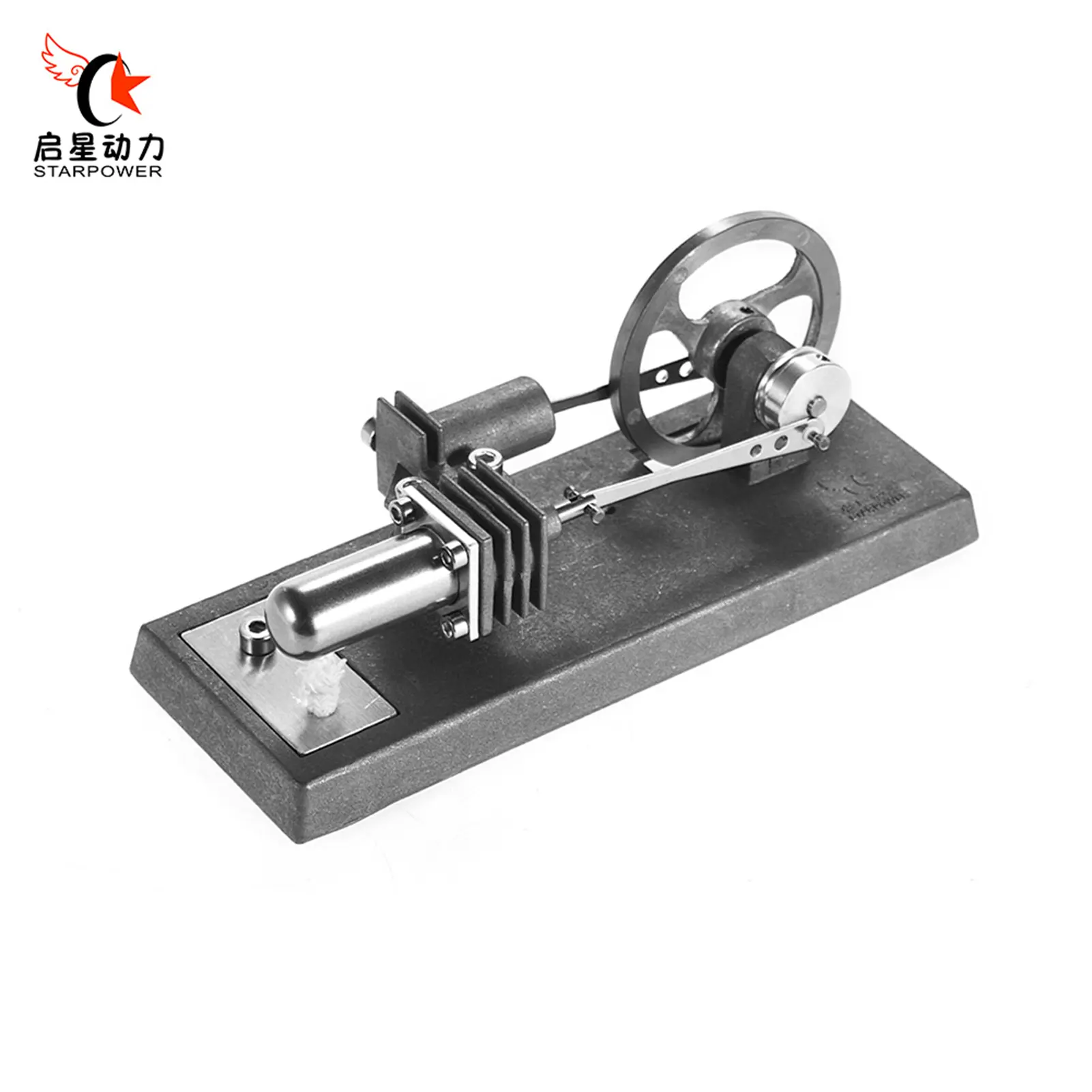 STARPOWER Mini Hot Air Stirling Engine Model DIY Kit, Science Experiment Educational Self-Assembly Toy