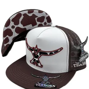 BROWN COW TEXHORN CAP