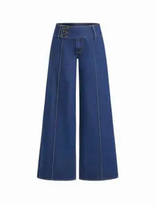 CIDER - Denim Low Rise Baggy Jeans