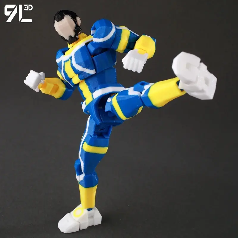 9L3D Multi-Jointed Action Figure Collectible Hero Statue Premium Gift