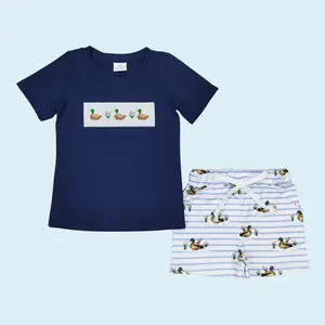 Mallard duck baby boy summer clothes