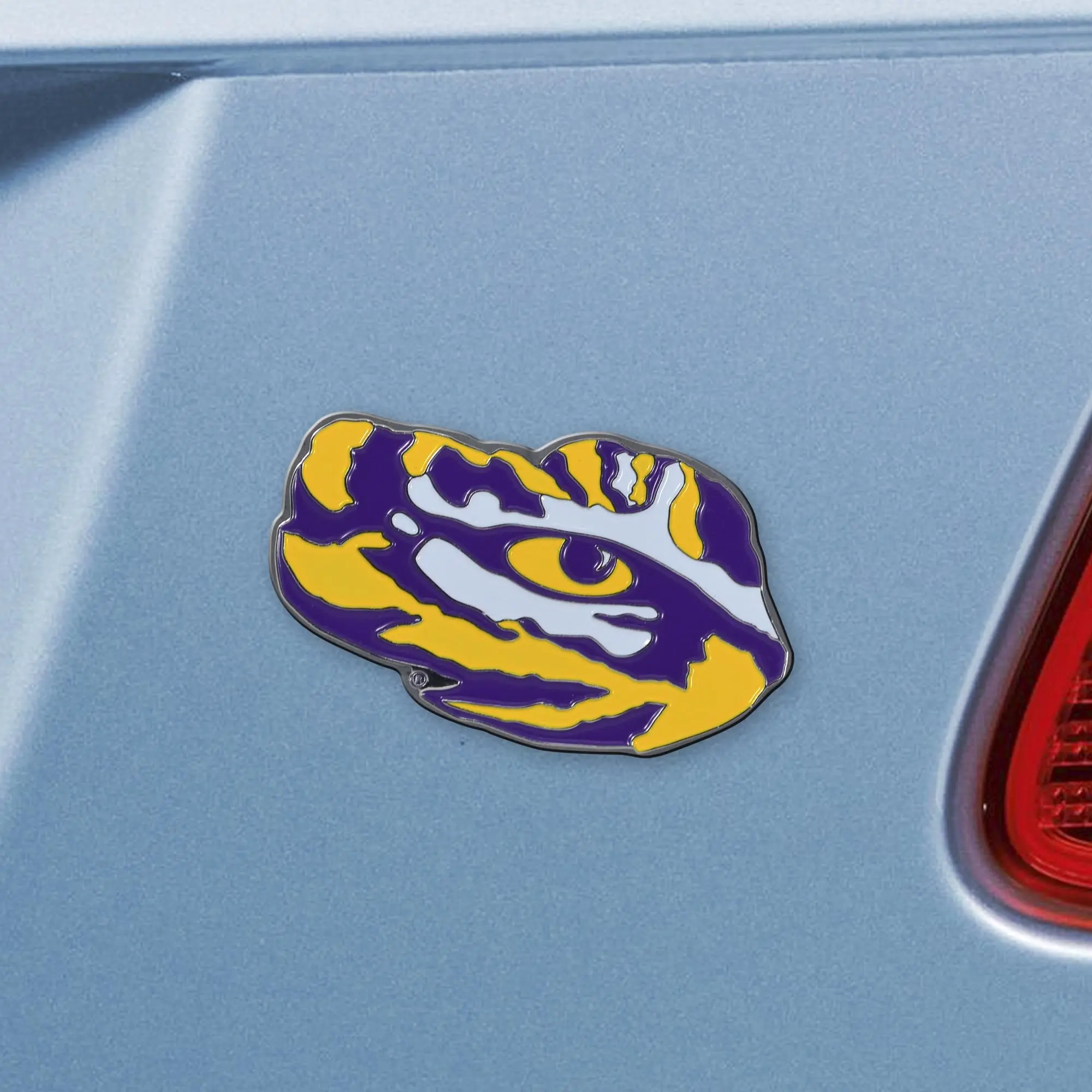 LSU Tigers Color Chrome Auto Emblem