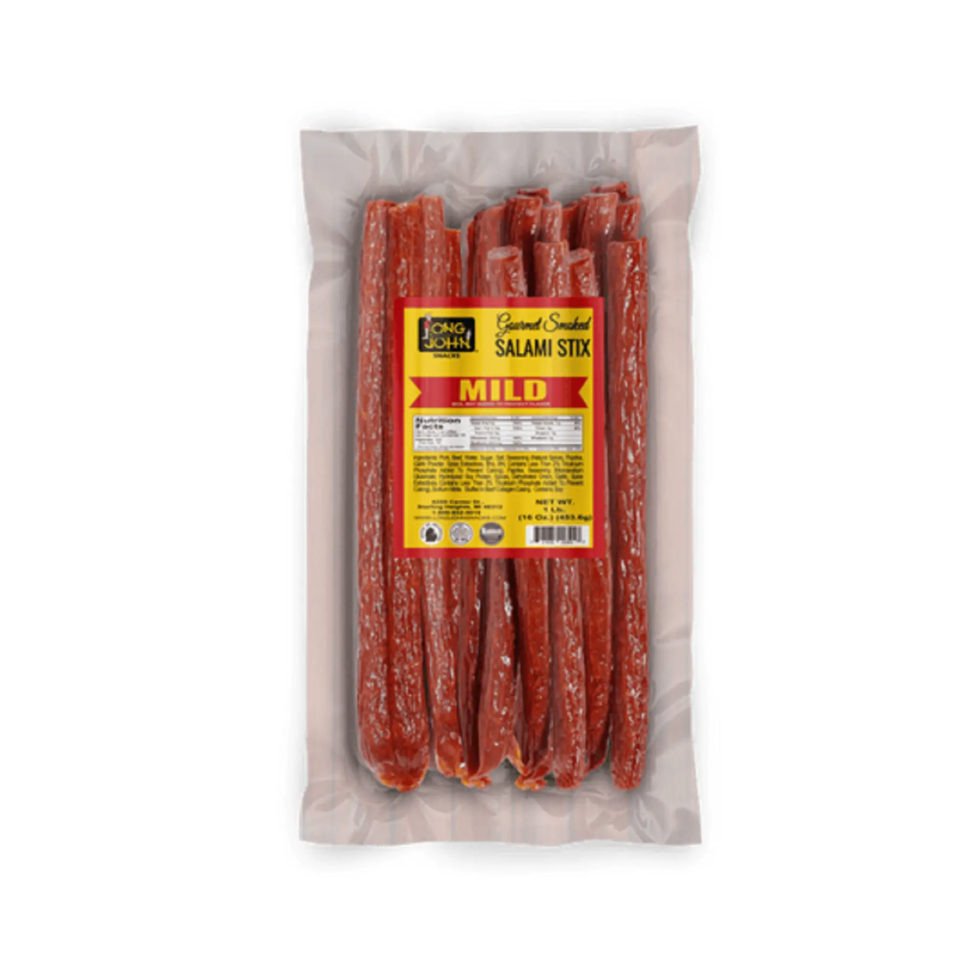 Long John Snacks 1 lb. Dried Salami Sticks