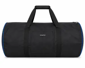 30-Inch Soft Roll Duffle Bag, Black Airline-Approved Adult Carry-On Luggage, 50 LB High-Capacity Traveling Bag for Easy Portability