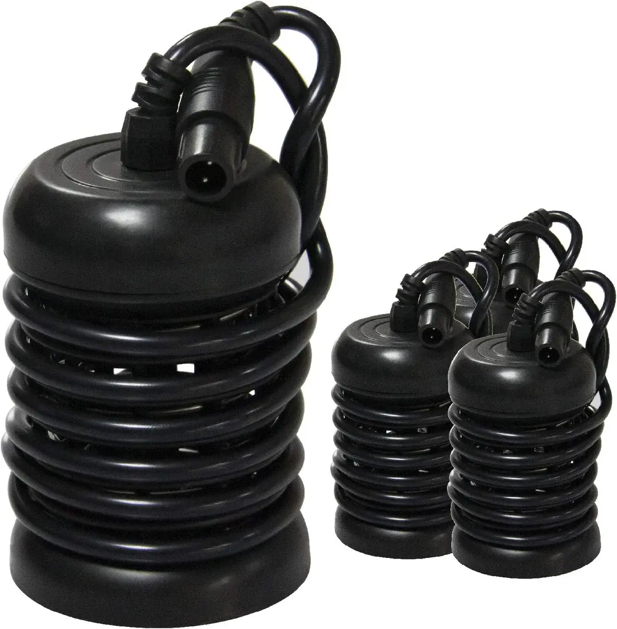 4-Pack Replacement Arrays Custom for Specified Ionic Detox Foot Spa Machines System, Ion Foot Bath Round Stainless Steel Coils(2 Pin Adapter) Brush Durable Therapy Device Body Massager Black Comfort
