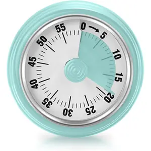 Visual Timer, 60-minute Countdown Timer, Kitchen Timer with Magnetic Base, Mechanically Wound, with Ringtone Reminder Function, A Time Management Tool Suitable for Both Children and Adults, Applicable for Study, Work and Cooking.