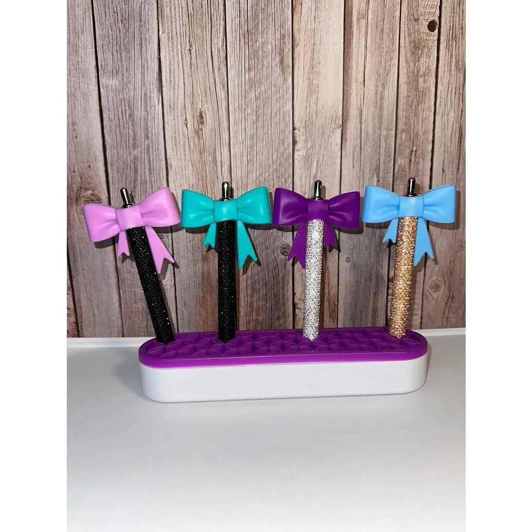 Black Rhinestone with Teal bow
