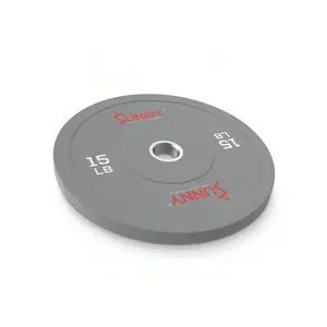 Fitness equipment  Elite 2 Inch Rubber Weight Plates 10 55 LBS Color Coded With Steel Hub Sunny Health Fiess Strength training