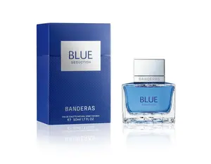 Antonio Banderas Perfumes - Blue Seduction - EDT for Men - Long Lasting Fragrance - 1.7 fl oz - You Guys try it ultramalecologne vintageheroescologne