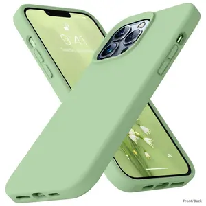 Liquid Silicone Phone Case, Durable Silicone Cover, 1 Count Shockproof Phone Protective Cover, Shockproof Protector, Phone Accessory Compatible with iPhone 17 Pro Max 16 Pro Max 15 Pro Max 14 13 12 11 Pro Max Plus Mini, Casing, Protective Smartphone Cover