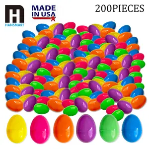 Easter Eggs , Bulk Plastic Easter Eggs, Plastic Eggs Fillable In Polly Bag Easter Egg Hunt