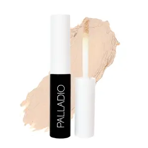 Palladio Eyeshadow Primer, Eliminates Creasing, Ensures Maximum Shadow Vibrancy All Day Long, Enhanced with 5 Different Herbal Extracts, Instantly Vanishing Sheer Finish, Easy Application with Wand, Clear, 0.17 Oz