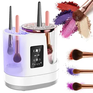 Rechargeable & Electric Makeup Brush Cleaning Machine, 1 Count High Capacity Silicone Brush Cleaner, Beauty Blender