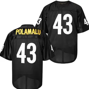 Troy Polamalu Pittsburgh Black Football Jersey