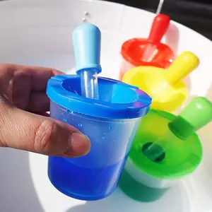 4pcs Children Play with Water Sensory Teaching Aids Pigment Dropper Science Game Teaching Aids Open Materials Fine Movements