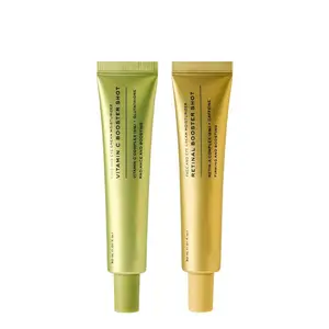 Vitamin C and Retinol Serum Booster Shot Duo - Dark Spot Care, Fine Line Tightening, Pore Minimizing, Wrinkle Reduction Gift Set
