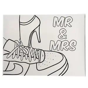 Sole Mates Pre-Sketched Canvas