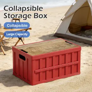 1 Count Stackable Plastic Storage Box with Shelves, Sturdy Plastic Construction for Long Lasting Use, Supports Stacking Multiple Units, Available in White or Red