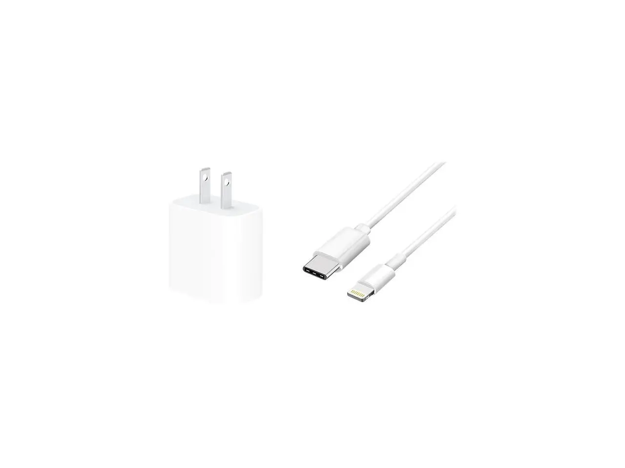 4XEM 20w iPhone12 Usb-c Power Adapt And 6ft Usb-c 8pin Lightning Cable 4XEM 20w iPhone12 Usb-c Power Adapt And 6ft Usb-c 8pin Lightning Cable