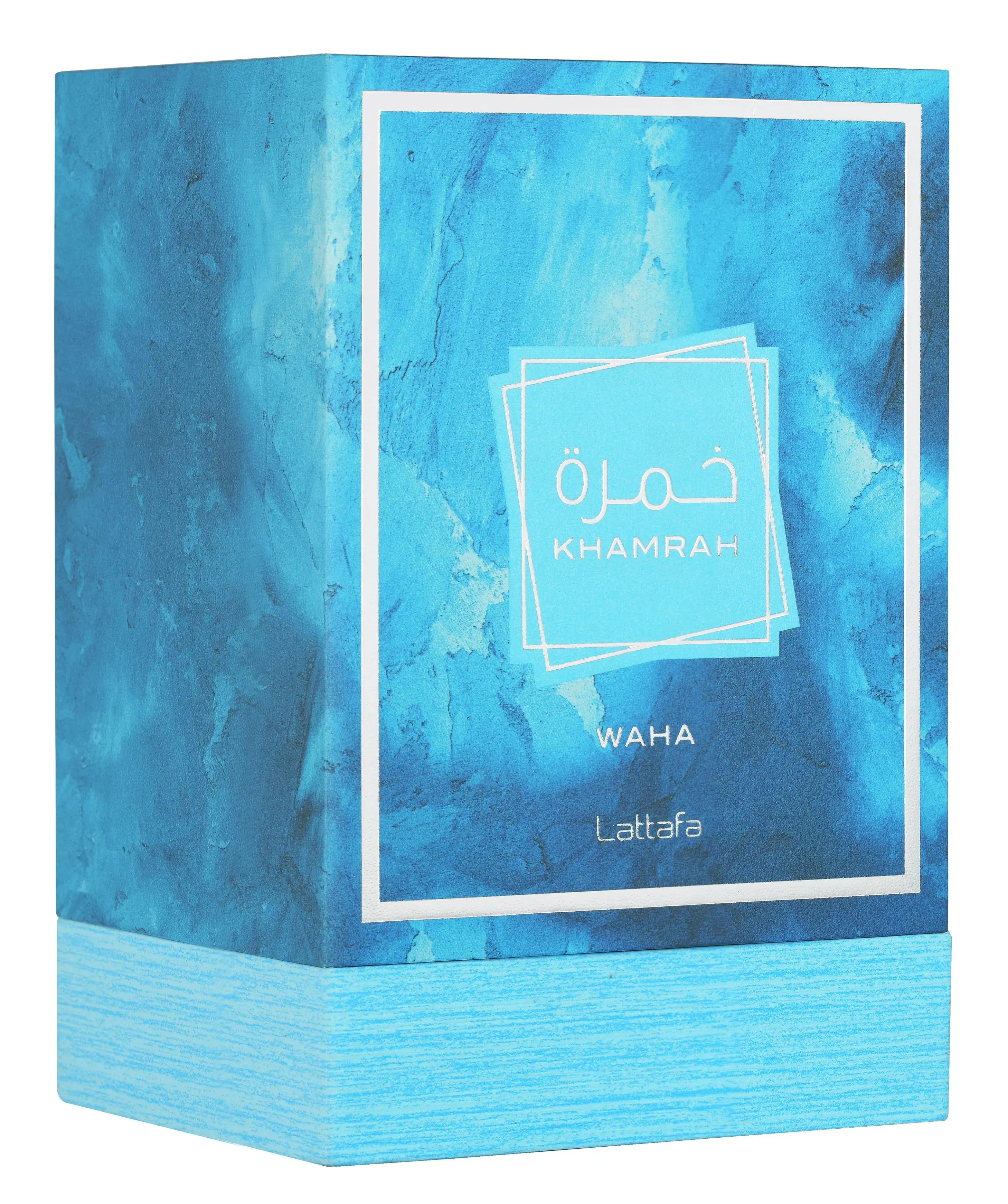 Lattafa Khamrah Waha for Unisex Eau de Parfum Spray, 3.4 Ounce / 100 ml