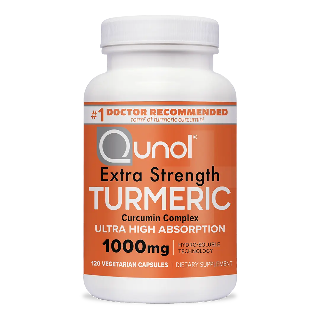 Qunol Turmeric Curcumin Supplement, Turmeric 1000mg with Ultra High Absorption, Joint Support Supplement, Extra Strength Turmeric Capsules