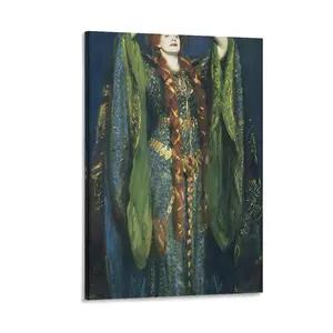 Stunning John Singer Sargent's Wall Art Miss Ellen Terry's As Lady Macbeth's It Offers A Modern And Chic Aesthetic. Poster Canvas Wall Art For Bedroom Decor Bar Office Room Decor Gift