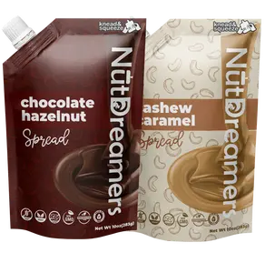Sweet & Nutty Duo – Chocolate Hazelnut + Cashew Caramel Spread Bundle