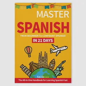 2026 Edition Professional Level Master Spanish in 21 Days - Complete Audio Courses and Real Sentence Practice Book, suitable for beginners, suitable for gifts,Language Enthusiast,Textbook Language,textbooks