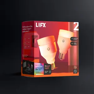LIFX SuperColor Smart Light 2-Pack - 1100 Lumens