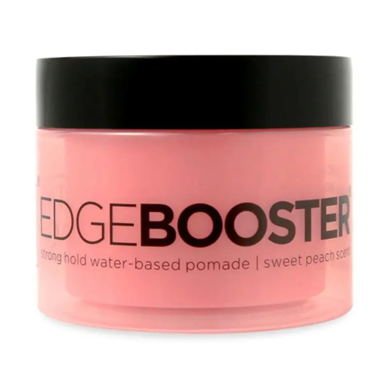 Edge Booster Extra Strong Hold Water-Based Pomade - Raspberry-Scented Gentle Daily Hair Styling Product, Core Haircare Needs Solution Long Lasting Hold Extreme Hold