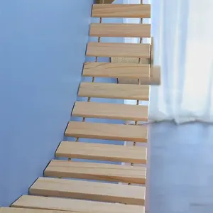 1PC 40cm/50cm/100cm Cat Climbing Bridge For Cat Cages Cat Trees Cat Wall Frames Suspended Solid Wood Cat Climbing Rope Ladders