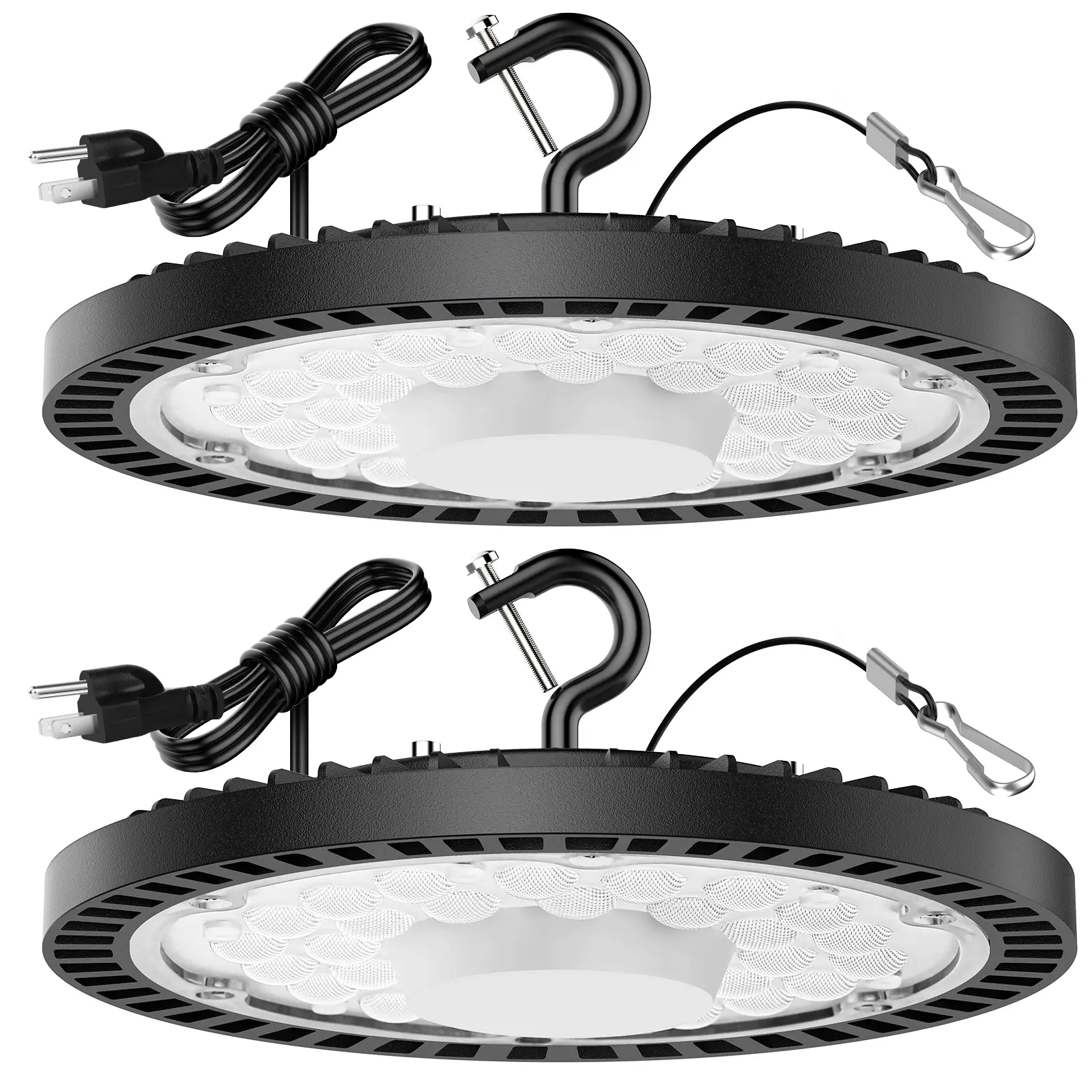 MATULSA UFO LED High Bay Lights, 30000LM 160W LED Shop Lights, 700W MH/HPS Equivalent Warehouse Lights 5000K, Waterproof Industrial Commercial Lighting Fixtures for Workshop Barn Garage, Non-dimmable