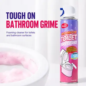 Mingtol Toilet Cleaning Foam Cleaner – Expands to Clean Hard‑to‑Reach Areas, Powerful Stain & Yellowing Remover, Lifts Odors with Fresh White Peach Scent, 500ml Bathroom Household Cleaning Supplies