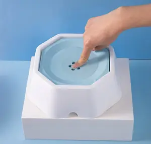 Dog Water Bowl Non Spill Pet Floating Bowl Dog Water Bowl Anti-Choking Slow Drink Pet Water Bowl Portable Vehicle Carried Pet Water Bowl for Dogs Cat Puppy Dog Water Bowl Non Spill Pet Floating Bowl Dog Water Bowl, Anti-Choking Slow Drink Pet Water Bowl