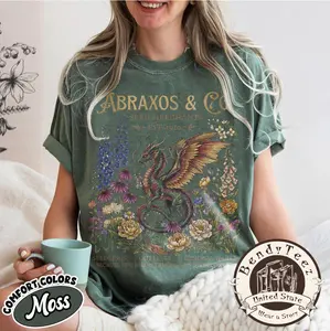 Throne of Glass Manon Blackbeak Tee, Abraxos Wyvern Dragon Rider T-Shirt, Fantasy Gift Shirt, Timeless Appeal, Simple and Clean, Laid-Back Vibe, Always in Style