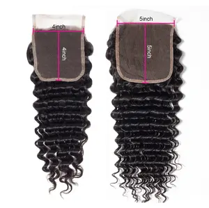 RW 5x5 4x4 13x4 Lace Closure&Frontal 100% Human Hair All Texture Available Body Deep Straight 150%