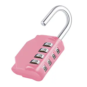 ZHEGE Combination Lock, 4 Digit Combination Padlock Outdoor, School Lock, Gym Lock (1P)
