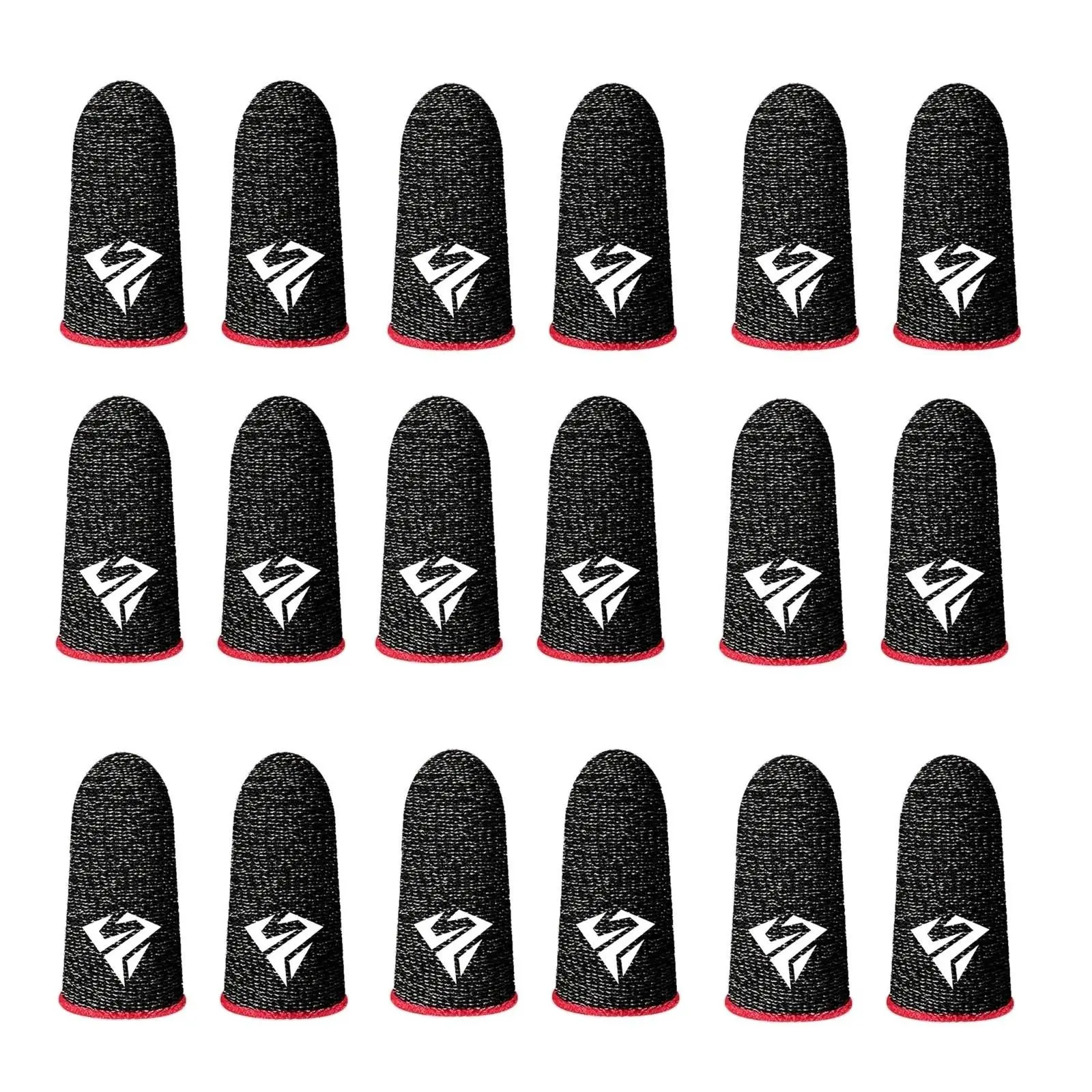Pubg Gaming Finger Sleeves, Anti-Slip Grip Breathable Touchscreen Accessories, Gaming Accessory, Gaming Stuff, Gaming Items, Ideal for Smartphone Mobile Games & Esports Performance